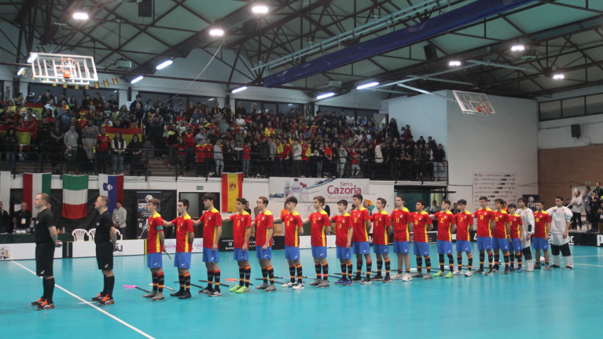 Concentración de la Selección Española Sub19 Masculina de Floorball
